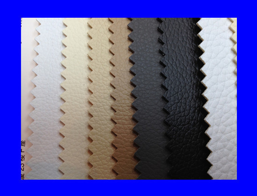 Сделайте ткань водостотьким драпирования кожи PVC толщины 0.8mm синтетическую для софы