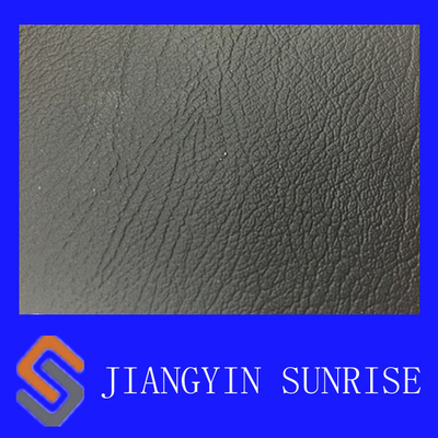 Нетоксическая искусственная кожа PVC черноты толщины 0.9mm для сумки