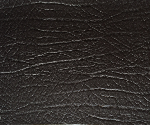 Черный тканевый материал драпирования кожи Faux текстуры Lichi для мебели