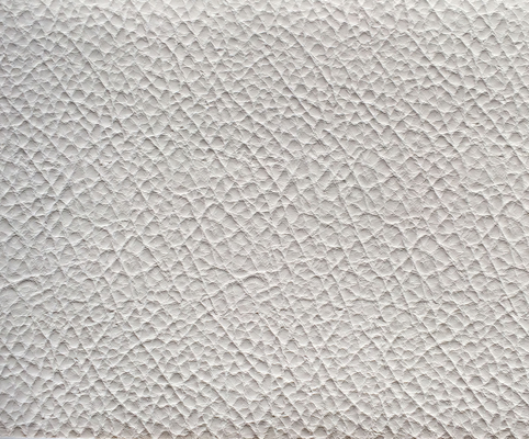 ткань драпирования кожи Faux текстуры lichee белая, ровная кожа Faux для софы