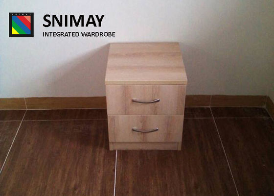 Искусственная кожа деревянное Nightstand с ящиками, таблица ночи