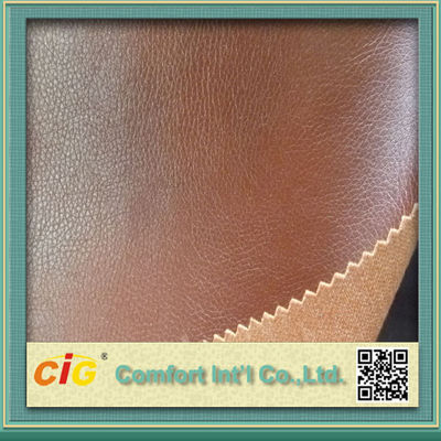 Микро- кожа PU для крышки места софы/автомобиля, толщины 0.8mm до 2.0mm