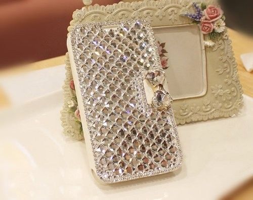 Роскошная галактика S2 Samsung аргументы за мобильного телефона кожи Bowknot диаманта Bling